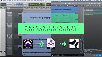 How To Open A Pro Tools Session In Studio One 4 - AAF Workflow