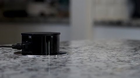 Hubbell Kitchen Pop Up Outlet Installation, RCT600 Series