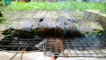 Cá Nướng Lá Chuối Thơm Phức Đậm Chất Quê | Grilled fish