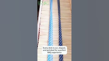 Can These Bamboo Skewers Handle Real BBQ? Full Production Tour#eco #bamboo #factory #bbq #stick