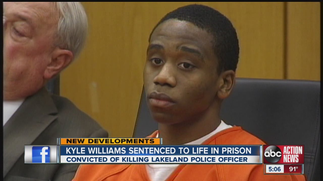 Kyle Williams sentenced to life in prison for officer's murder YouTube