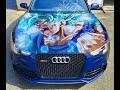Vinyl Car Hood Wrap Full Color Graphics Decal Anime Dragon Ball Goku Sticker