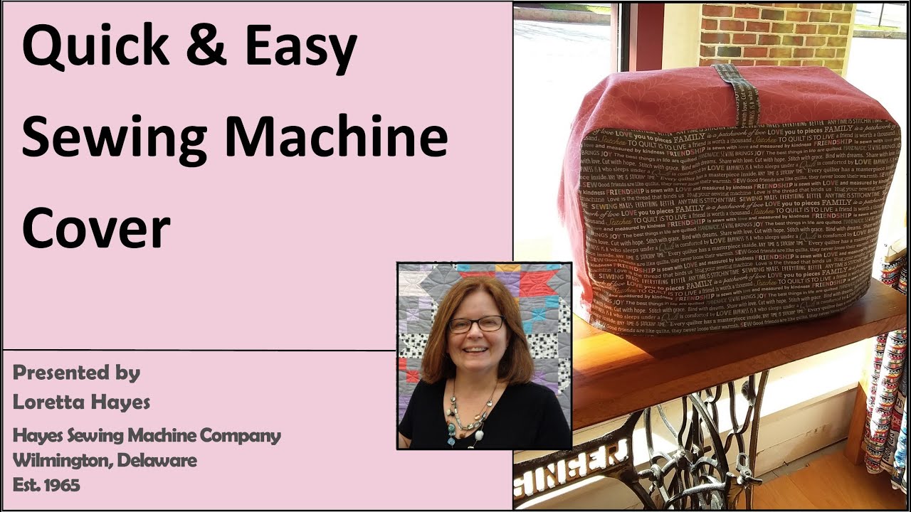 DIY Easy Sewing Machine Cover — Sewing to the Moon