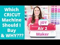 Cricut Joy vs Explore Air 2 vs Maker. Which Cricut Machine Should I Buy and WHY?!?