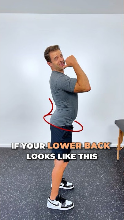 How To Fix Your Sway Back Posture FAST! These Exercises Are A MUST! #shorts