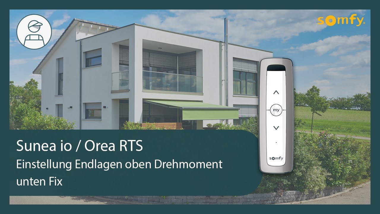 Somfy Endlagen Einstellen
