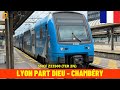 Cab Ride Lyon Part-Dieu  → Chambéry (France, June 2025) train driver's view 4K