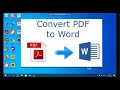 Cara merubah pdf ke word – Cara mengubah file pdf ke word di laptop tanpa aplikasi