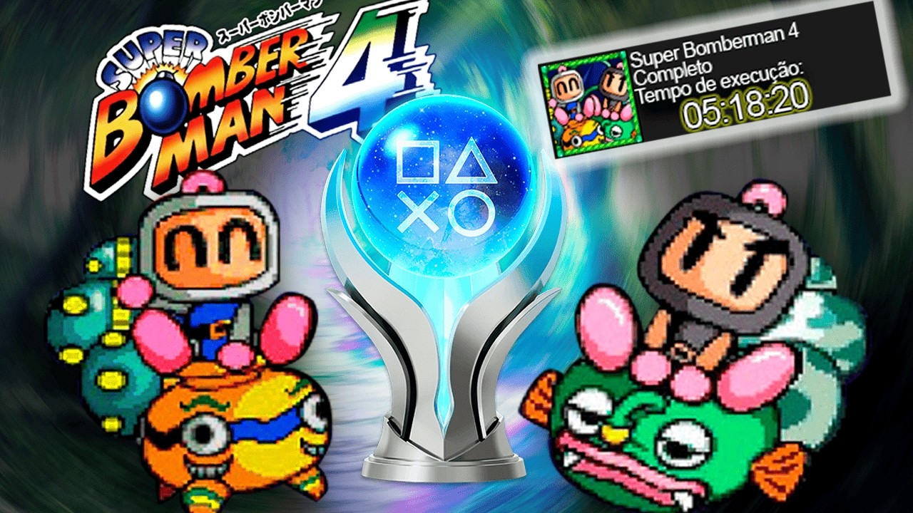 A CANSATIVA PLATINA do melhor game de BOMBERMAN! | Super Bomberman 4