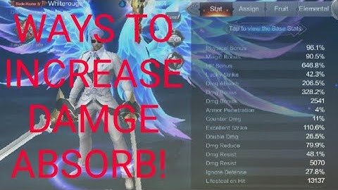 MU Origin 2 Ways to increase your damage absorb