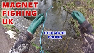 Magnet Fishing UK 2018 Ponds and River Found a Geocache