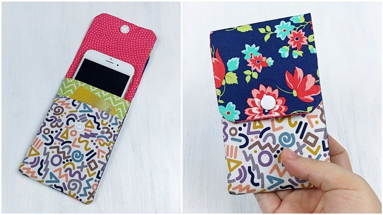 DIY: Phone Pouch Free Tutorial | atelier-yuwa.ciao.jp