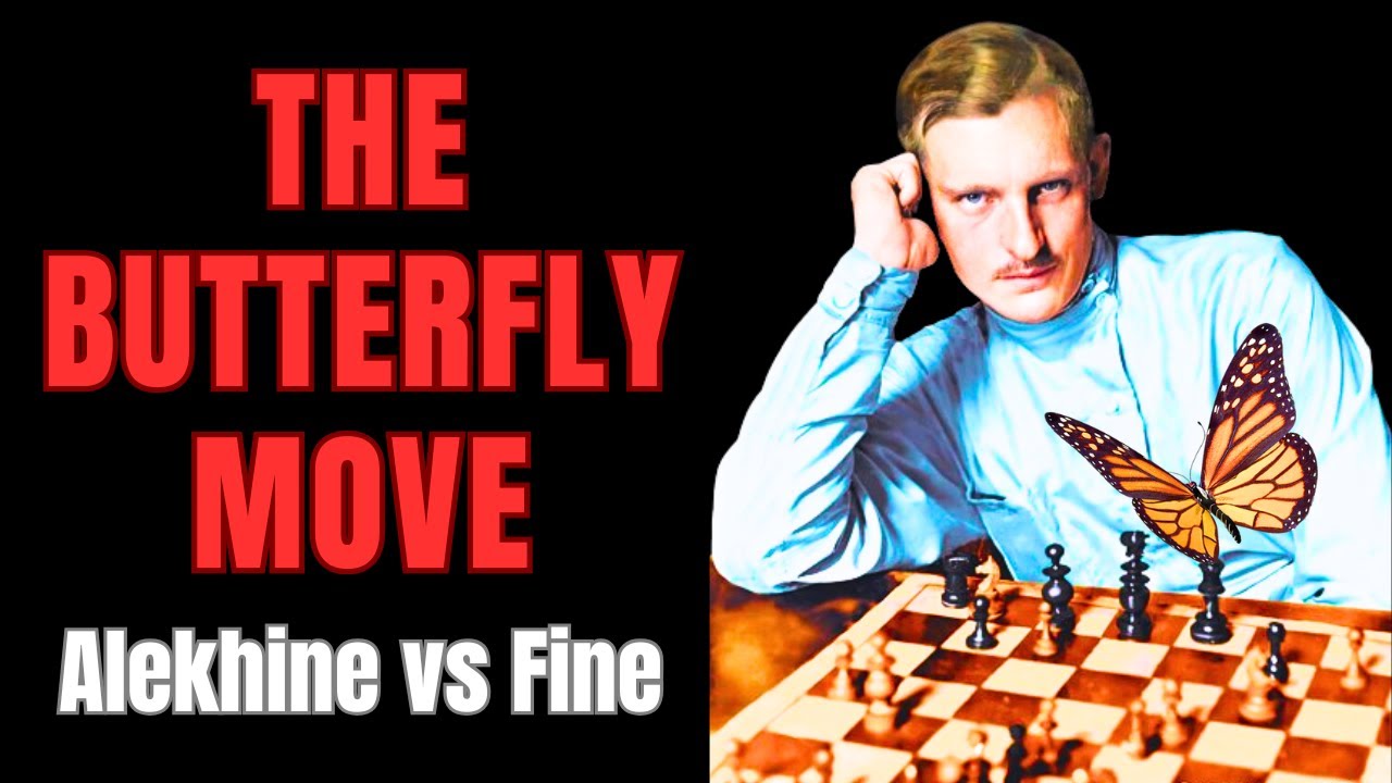 Butterfly Strategy in Chess: Alekhine’s Positional Masterpiece