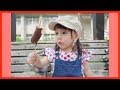 【はじめてのチョコバナナ🍫🍌】お祭りにおでかけしました!【ちびっこモッパン】