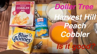 Testing Dollar Tree's Baking Items Cobbler Mix #baking #dollartree