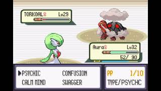 Defeating the fire type gym leader | Pokémon Emerald #10