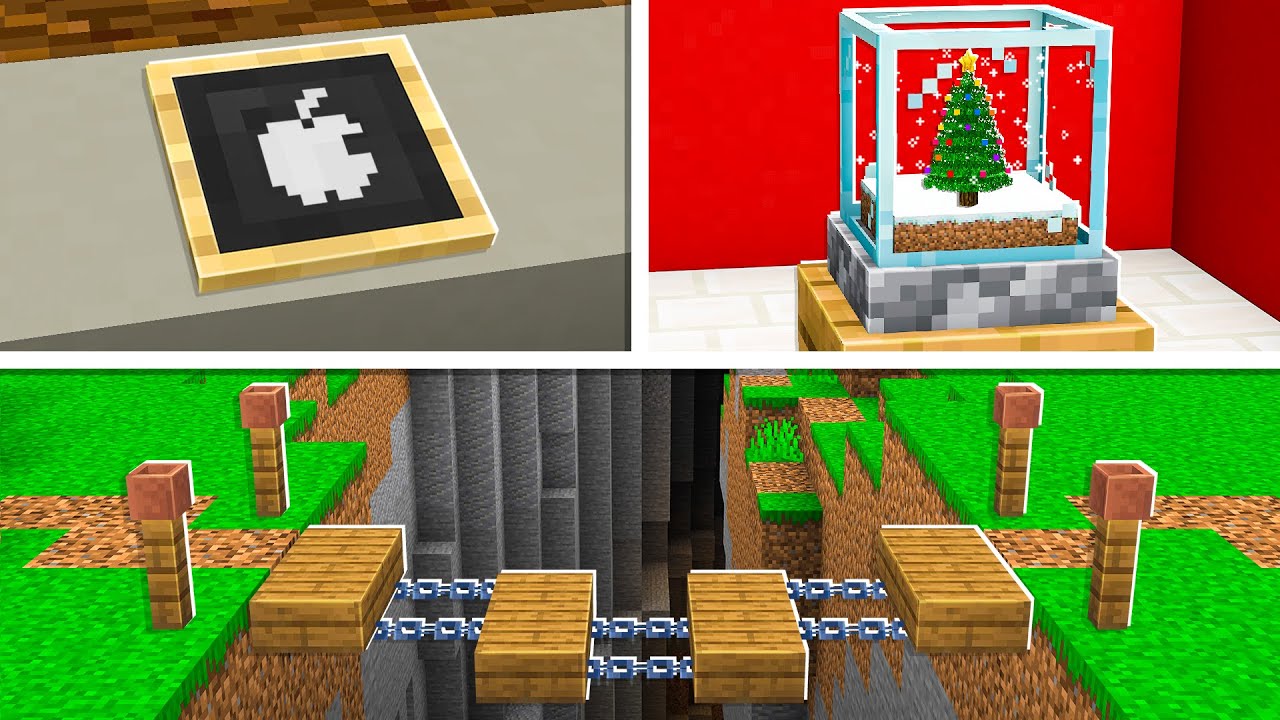 5 Things You Didnt Know You Could Build in Minecraft NO MODS