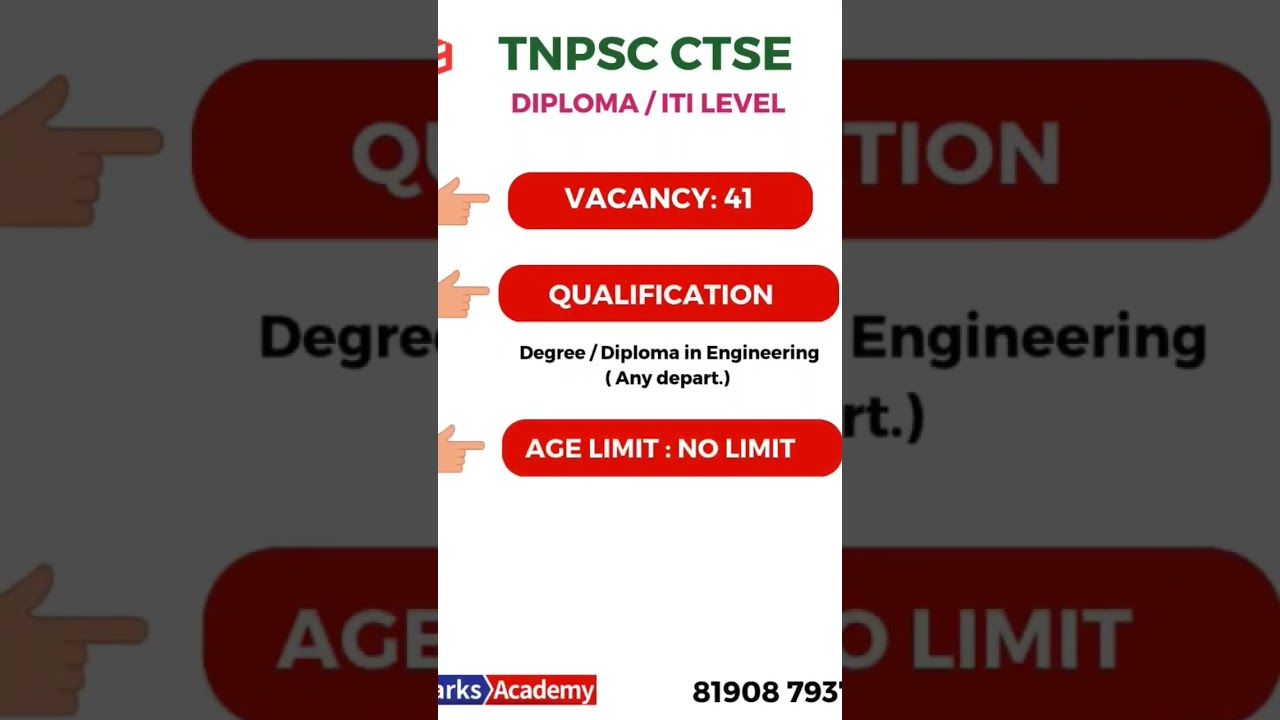 TNPSC CTSE Diploma/ITI Level - JTO - Workshop Calculation & Science 🔥💥
