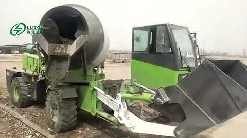 The feedback video of self loading concrete mixer from Luton Group