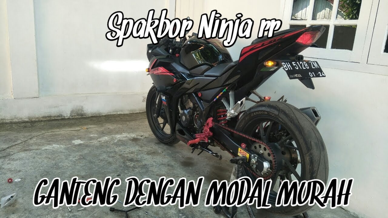 Modif Simple Pasang Spakbor Ninja RR Di CBR 150R Facelift YouTube