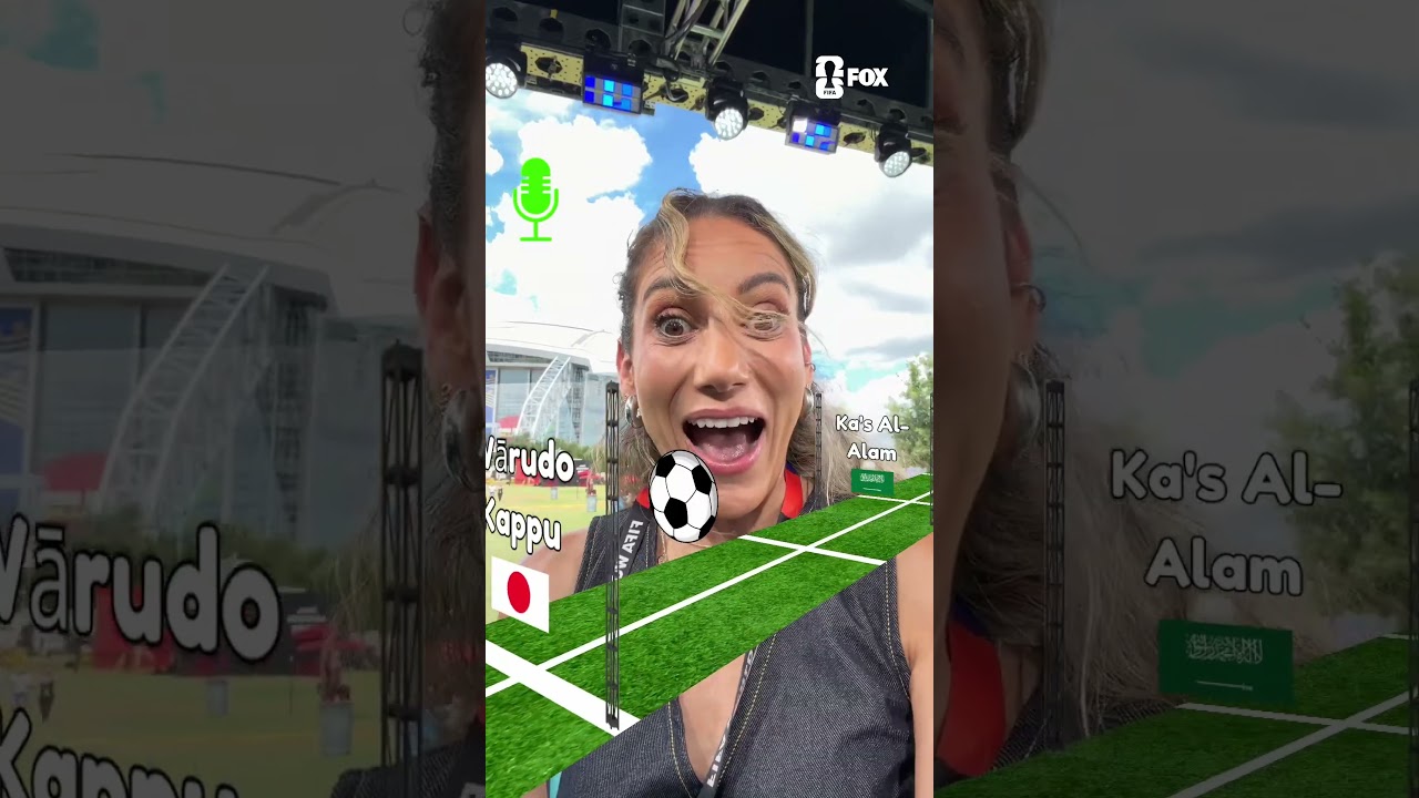FIFA World Cup across the globe. Melissa Ortiz takes on the beautiful game in different languages 😅