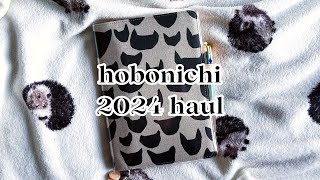 hobonichi 2024 haul! ⭐️ hobonichi cousin, A5 cover, freebies