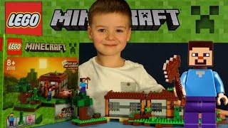 видео Купить Лего 21115 Первая ночь (Lego Minecraft)