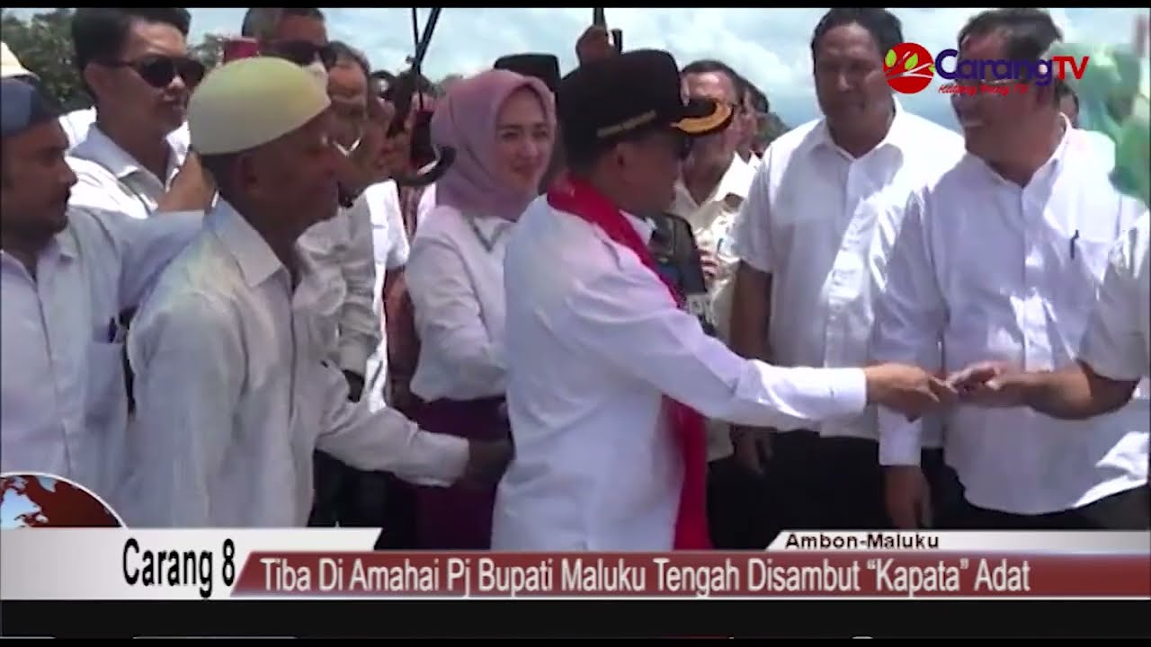 Tiba Di Amahai Pj Bupati Maluku Tengah Disambut “Kapata” Adat