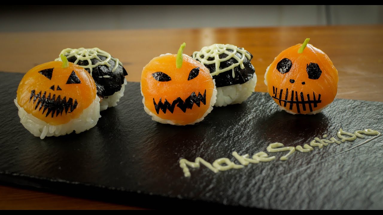 Halloween Sushi Balls - How to Make Halloween Food the Japanese Way | How To Make Sushi