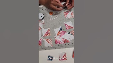 Are You Wasting Your Half Square Triangle Fabric Scraps?