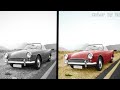 Timelapse of the colorization of a old car timelapse