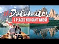 Top 7 places to visit in the dolomites of italy  4k travel guide