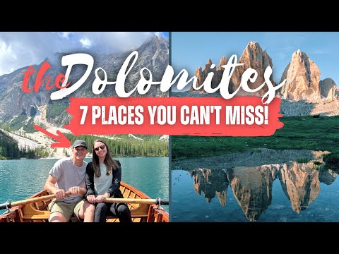 TOP 7 PLACES TO VISIT IN THE DOLOMITES OF ITALY - 4K TRAVEL GUIDE