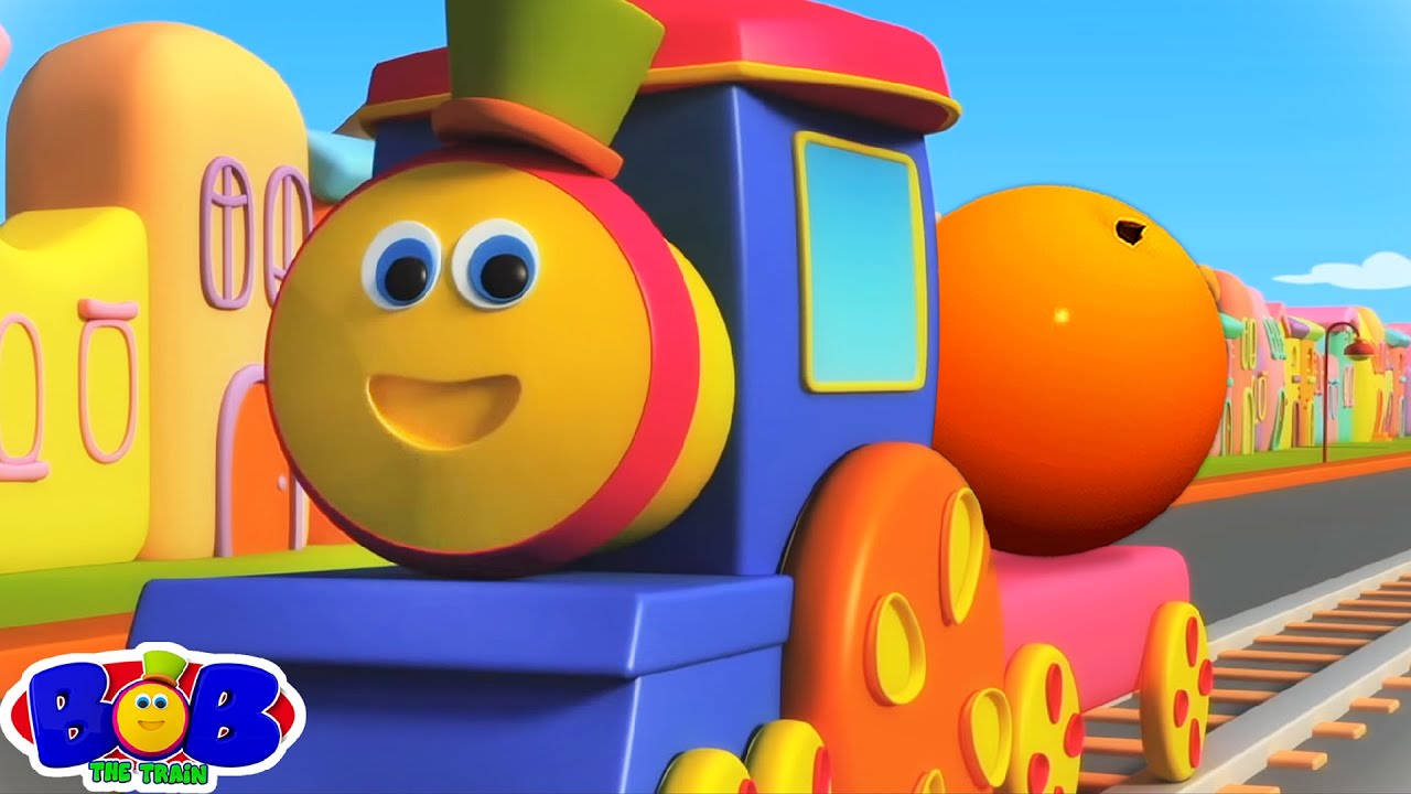 Fruits Train | Kindergarten Songs & Baby Cartoon Videos | Nursery Rhymes  for Kids by Bob the Train - YouTube