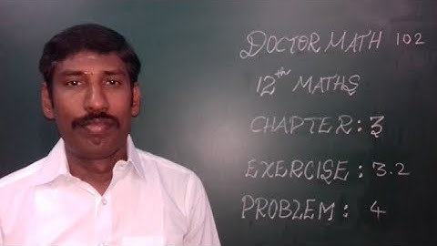 12TH MATH EX:3.2 PROB:4 CHAP:3 THEORY OF EQUATIONS POLYNOMIAL EQUATION TAMIL & ENG REVISED