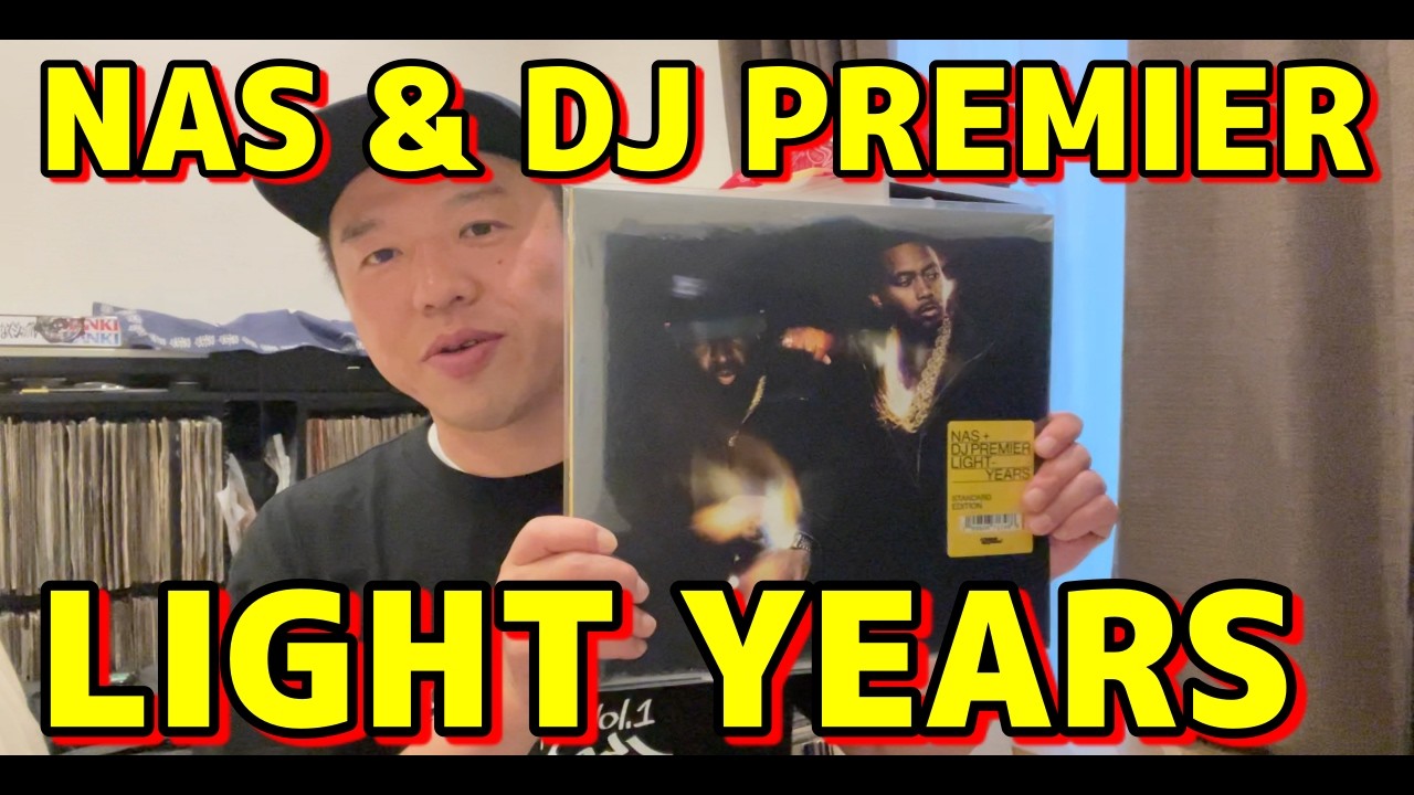 The long-awaited] NAS & DJ PREMIER/LIGHT YEARS has arrived! #vinyl