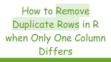 How to Remove Duplicate Rows in R when Only One Column Differs