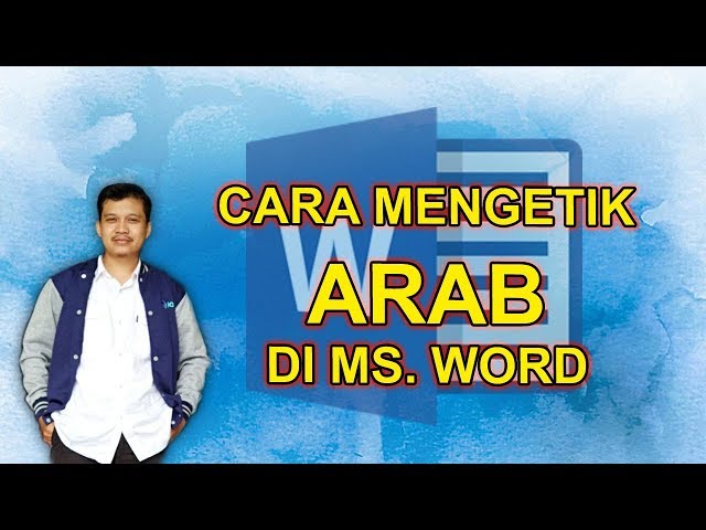 Cara Setting dan Menambah Bahasa Arab di Komputer dan Menulis Arab di Ms Word class=