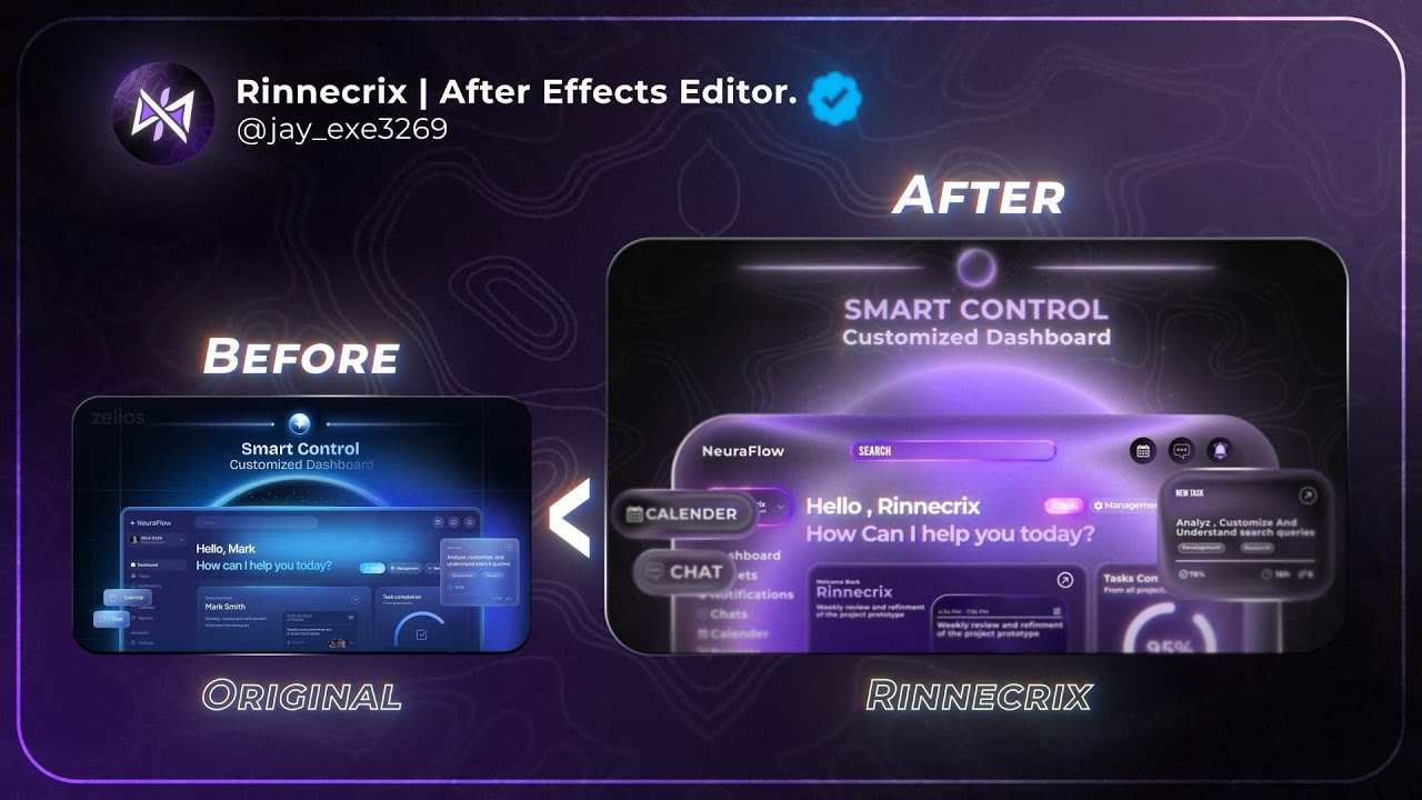 Before VS After NeuraFlow SaaS Marketing Video