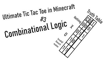 Combinational Logic: Ultimate Tic Tac Toe in Minecraft - #3