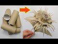 Super Toilet Paper Rolls Flower DIY / Easy Flower Tutorial / Recycling Art Idea