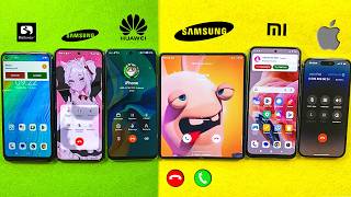Incoming Call iPhone 14P + Huawei 90 + Z Fold 4 + Xiaomi RN12 + Z Flip4 + Blackview A90 &amp; Conference