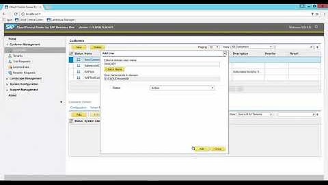 Operating the Cloud Control Center: Assigning Users to Customer Tenants