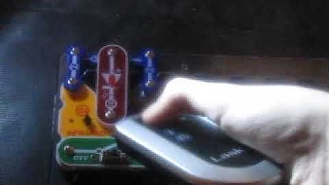 Snap Circuits Light | Project 41: Infrared Detector