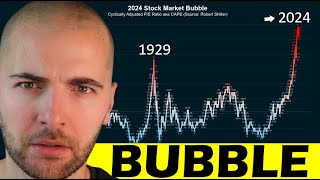 The stock market is the most overvalued it's been since 1929. Right before the Great Depression.