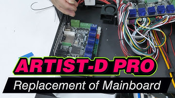 JGMaker IDEX Dual Extrusion Direct Drive Artist-D Pro Mainboard Replacement Tutorial