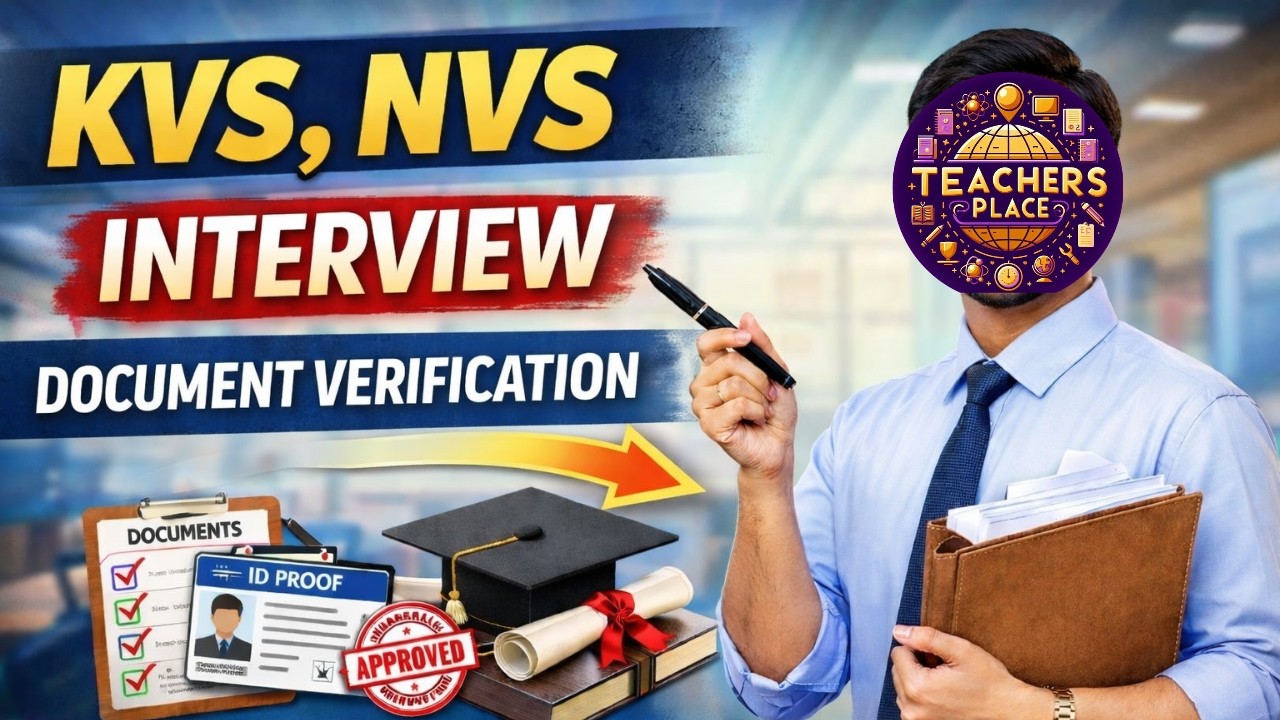 Walk In Interview Form Kvs KVS NVS Interview 2026 🔥 | Document Verification Full Guide + BIG ...