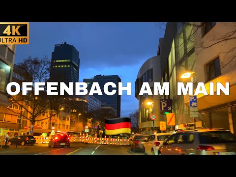 Offenbach am Main Tour 2022 Germany - 4K- 60FPS