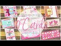 10 Cards 1 6x6 Paper Pad | Collab w/ Alma & Cherryl | Doodlebug Designs Made With Love | DIY Cards