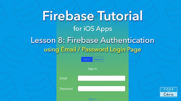 Firebase Tutorial for iOS - Ep 8 - Authentication using an Email Login Page